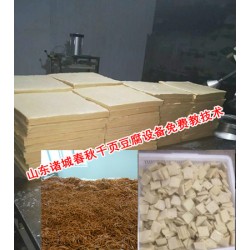 哪里有切絲不斷的千頁豆腐切絲機，一次成型千頁豆腐切絲機