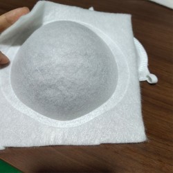 杯型口罩定型棉白色無(wú)紡布針刺棉質(zhì)軟透氣220克定型棉