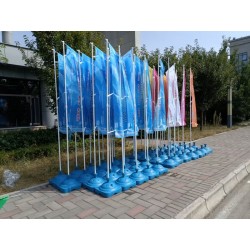 西安3米注水旗,西安5米水座旗,西安水座旗/活動彩旗租賃布場