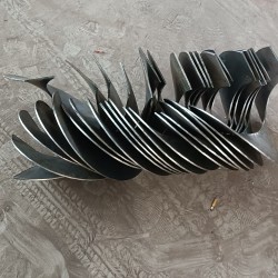 加厚連續絞龍葉片無軸螺旋葉片