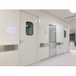 鋼質潔凈門的除油拉毛噴塑門板優點