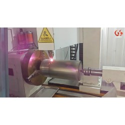 激光熔覆修復加工壓濾機軸工藝流程